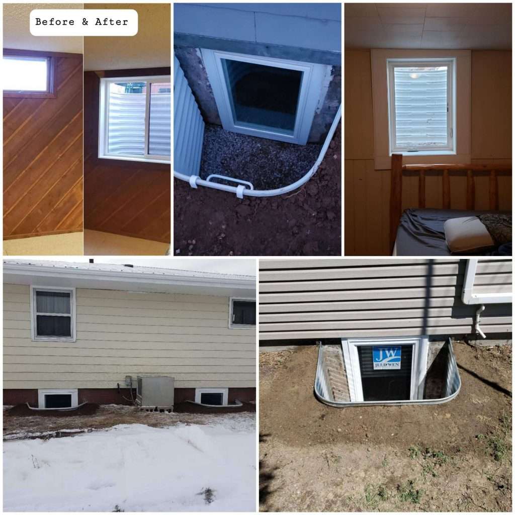 Basement egress window